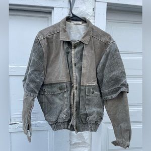 COPY - Vintage Guess Marciano Back To The Future Guess 2 Tone Denim Jean Jacket…